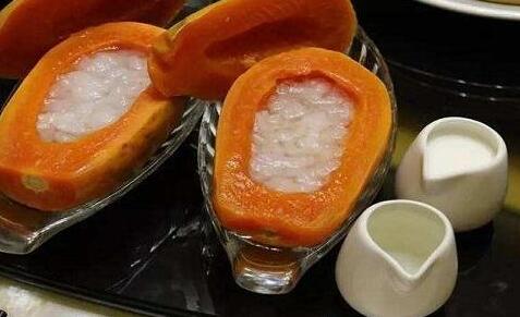 木瓜炖雪蛤的做法，木瓜炖雪蛤的功效