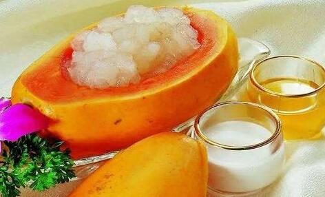 木瓜炖雪蛤的做法，木瓜炖雪蛤的功效