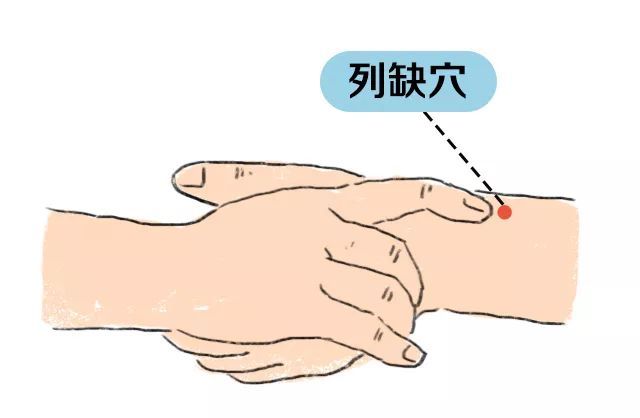 列缺穴的作用与功效，列缺穴的准确位置图