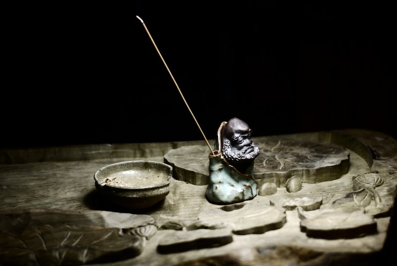 阴沉金丝楠茶盘・mis.王二宝作品