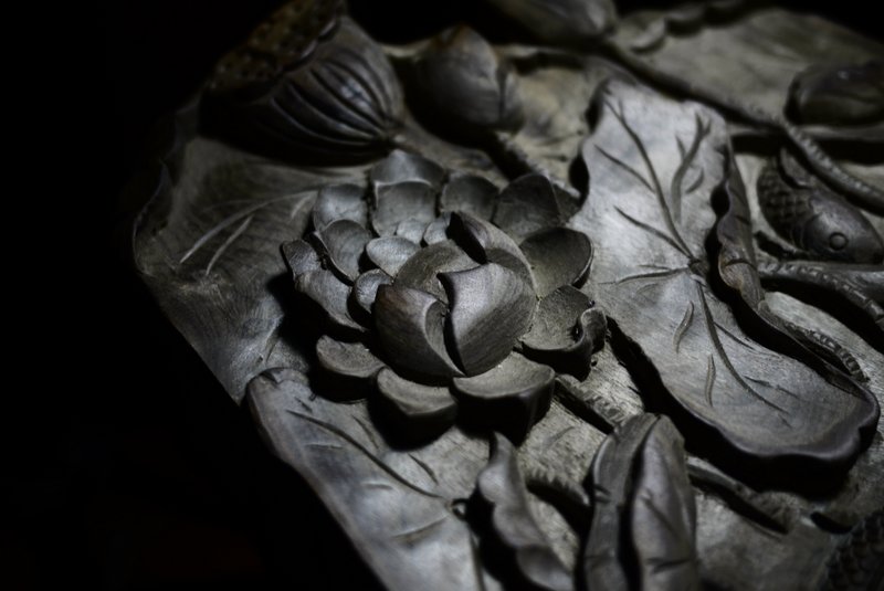 阴沉金丝楠茶盘・mis.王二宝作品