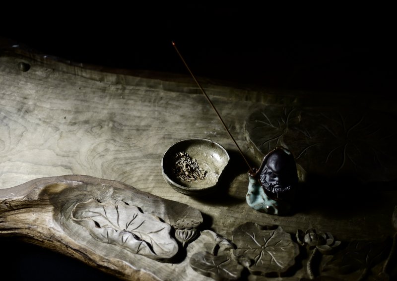 阴沉金丝楠茶盘・mis.王二宝作品