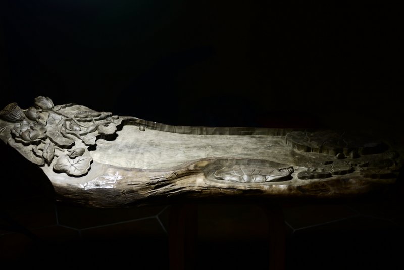 阴沉金丝楠茶盘・mis.王二宝作品