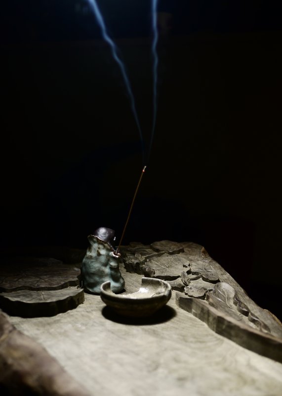 阴沉金丝楠茶盘・mis.王二宝作品