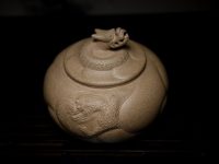 鱼化龙・段泥茶叶罐 鱼化龙・段泥茶叶罐