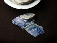 宝相花残片两枚