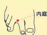 里内庭穴的作用与好处，里内庭的准确位置图