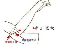 手三里穴的神奇功效，手三里的准确位置图和作用