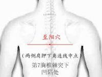 至阳穴定位在哪？至阳的准确位置图和作用